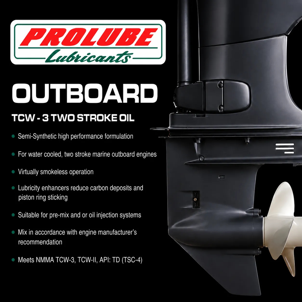 Prolube TCW-3 2 Stroke Oil 1 Litre
